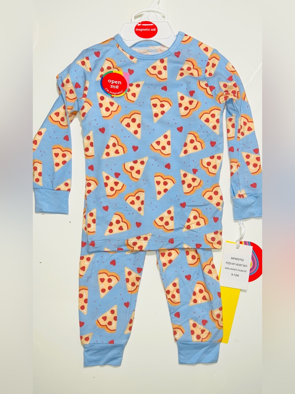 Magnetic Me Pizza My Heart Boy Pajama Set - 9/12 months